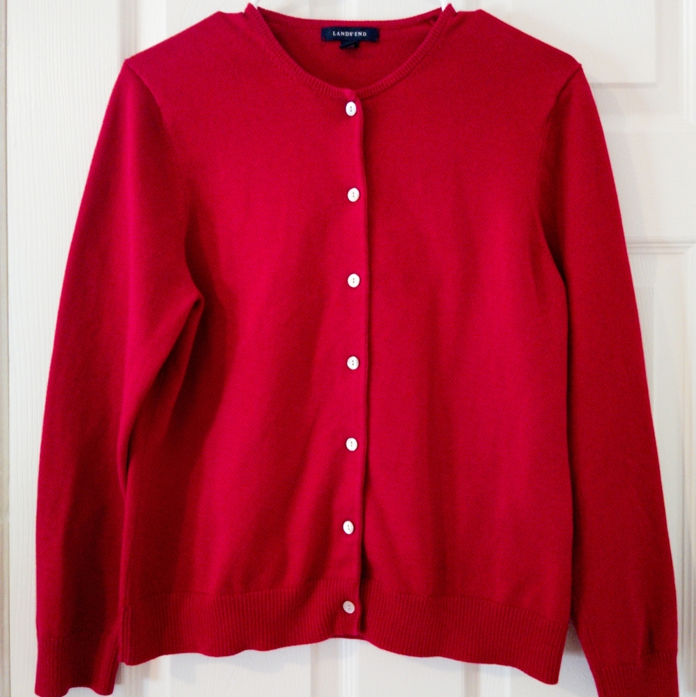 Classy Red Cardigan